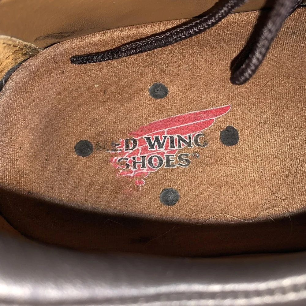 Red Wing 6704 Shoes Mens 12 Brown Leather Aluminum Toe Lace Up Work Comfort